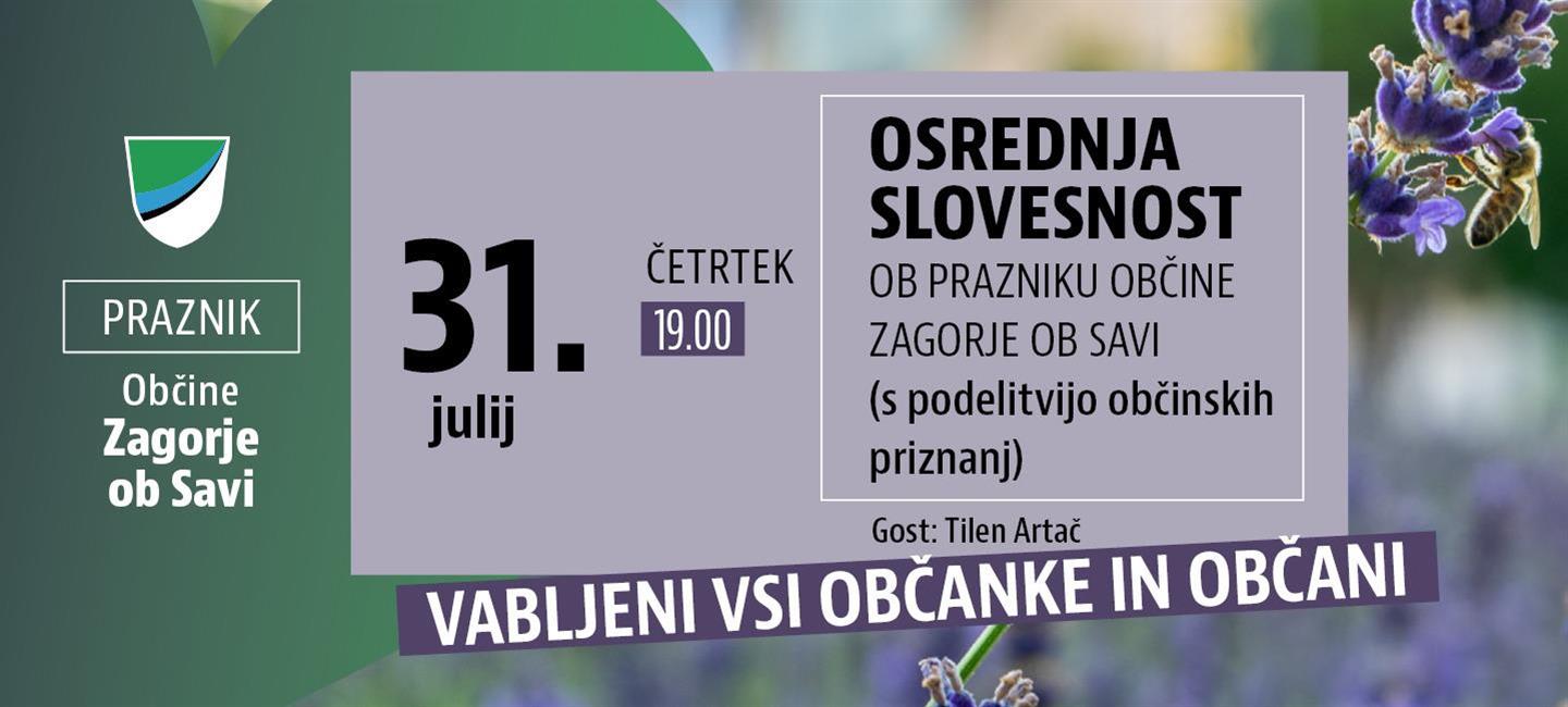 Osrednja slovesnost 2025 - napoved
